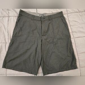 O'Neill Black Plaid Shorts